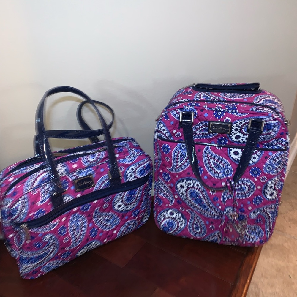 Vera Bradley Bosenberry luggage and attaché